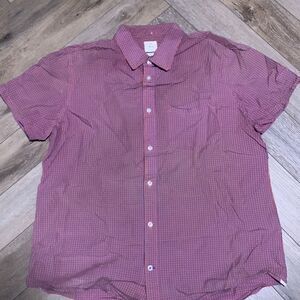 Gap Short Sleeve Lived In Button Up